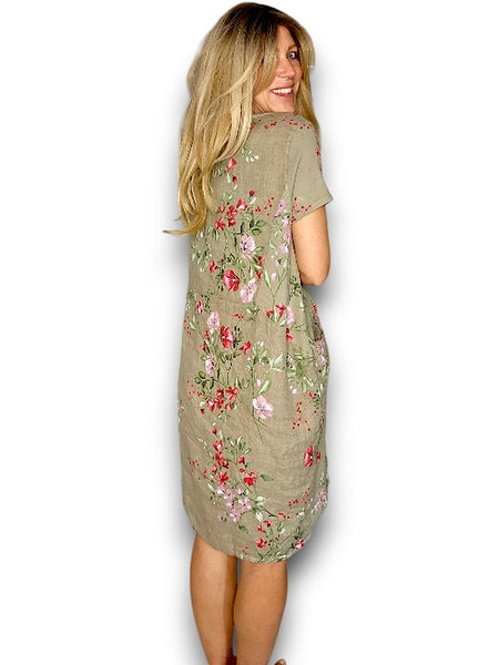 Helga May Mocha Lingonberry Small Jungle Dress