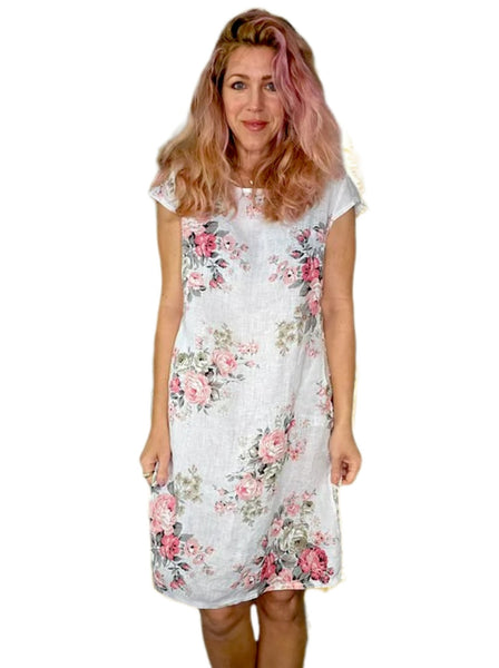 Helga May White High Tea Kennedy Dress