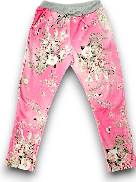 Helga May Pink Potpurri Cornelia Joggers