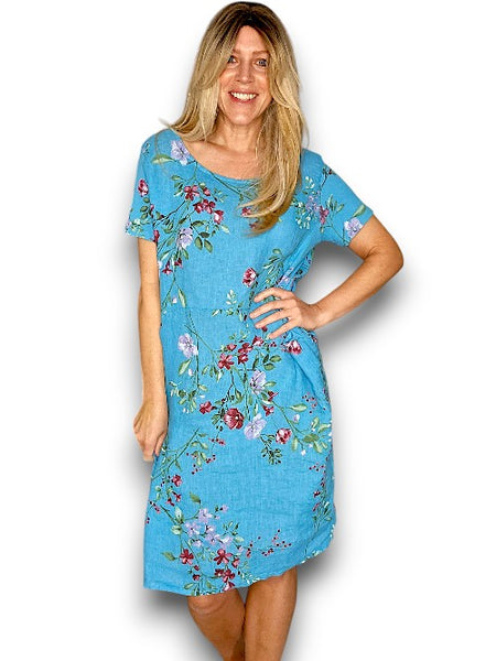 Helga May Turquoise Lingonberry Small Jungle Dress