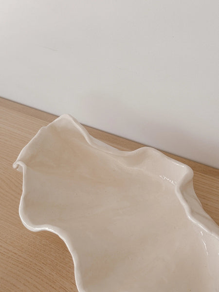 Le Edit Ceramics Handmade Ceramic Shell Dish – No. 1 | Perfect for Jewellery & Trinkets | Handmade in NZ