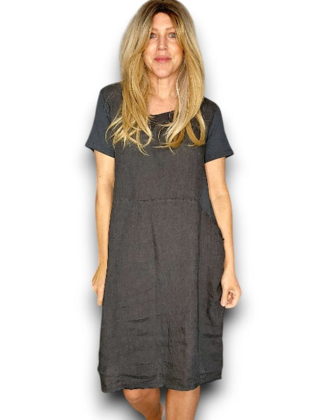 Helga May Grey Plain Small Jungle Dress