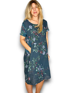 Helga May Dark Jade Lingonberry Small Jungle Dress